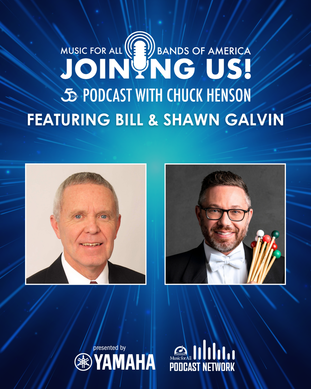 Joining Us - Bill and Sean Galvin